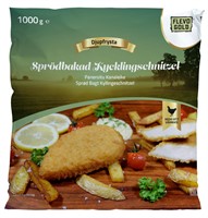 Kycklingschnitzel 10x100gr Flevogold