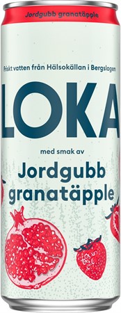 Loka jordgubb Granatäpple 20x33cl