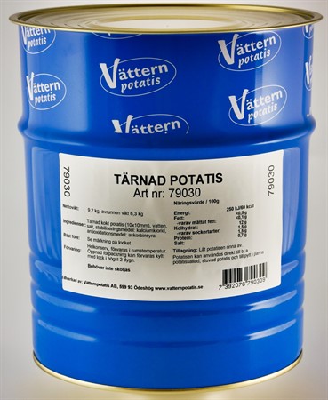 Tärnad Potatis 9,2 kg Vättern