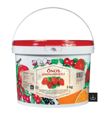 Jordgubbssylt 5kg ÖNOS