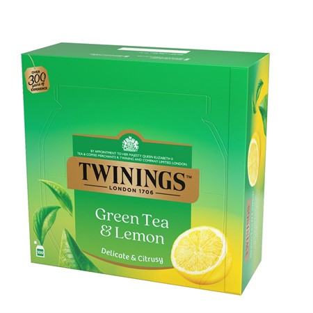 Twinings Grönt te & citron 100pås