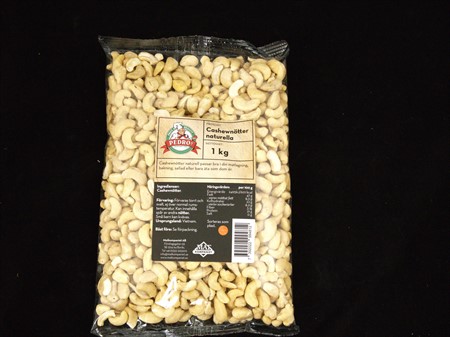 Cashewnötter 8x1kg Vietnam.