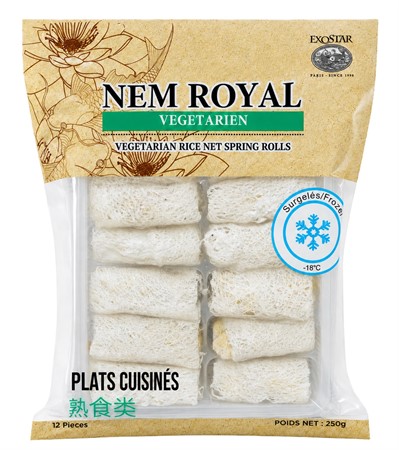 Nem Royal  Nätvårrullar Vegetarisk 40x250g Exostar