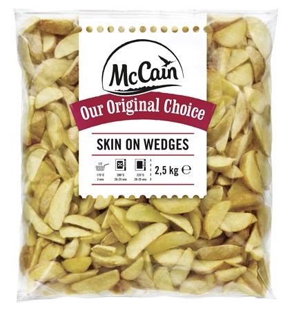 Skin On Wedges 5x2,5kg McCain