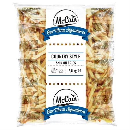 Country Style med skal 11mm 5x2,5kg McCain