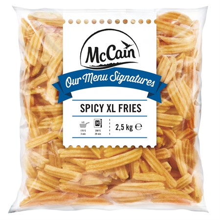 Xl spicy fries Mccain 5x2,5kg