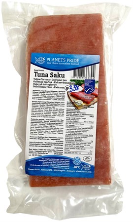 Tonfisk Saku block 300-500g 1kg/påse 10påsar