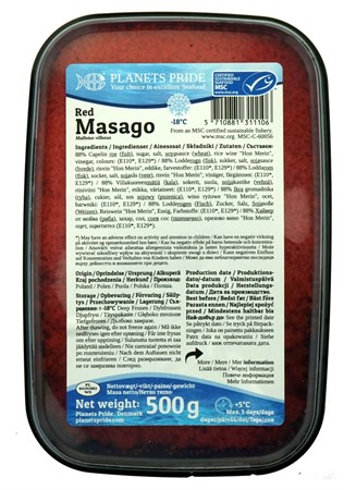 Masago RED 12x500gram Planet pride