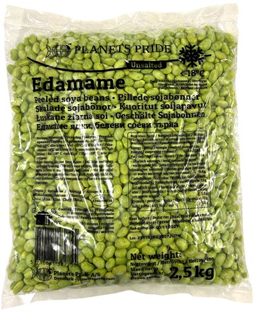 Edamame sojabönor Kerne Grade A 4x2,5kg Planet pride