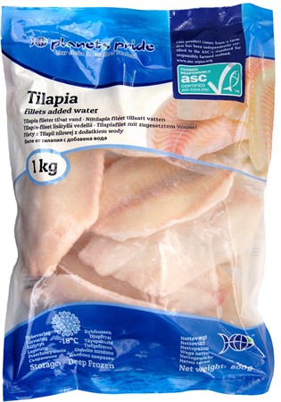 Tilapia File 85-140g ASC 10x1kg Planet pride